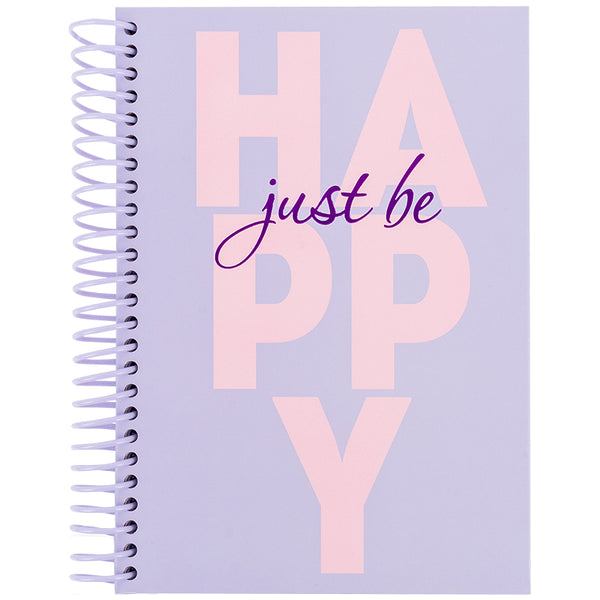 Spiral notebook Axent Happy 8464-2-A, А5, 120 sheets, squared, hard cover