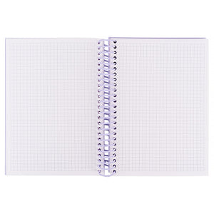 Spiral notebook Axent Happy 8464-2-A, А5, 120 sheets, squared, hard cover