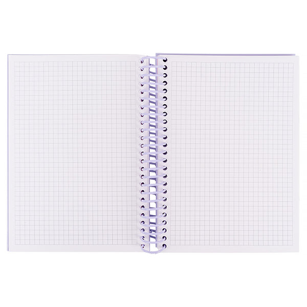 Spiral notebook Axent Happy 8464-2-A, А5, 120 sheets, squared, hard cover