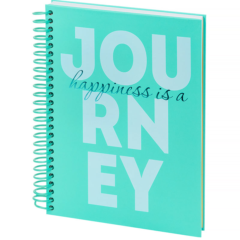 Spiral notebook Axent Journey 8464-3-A, А5, 120 sheets, squared, hard cover