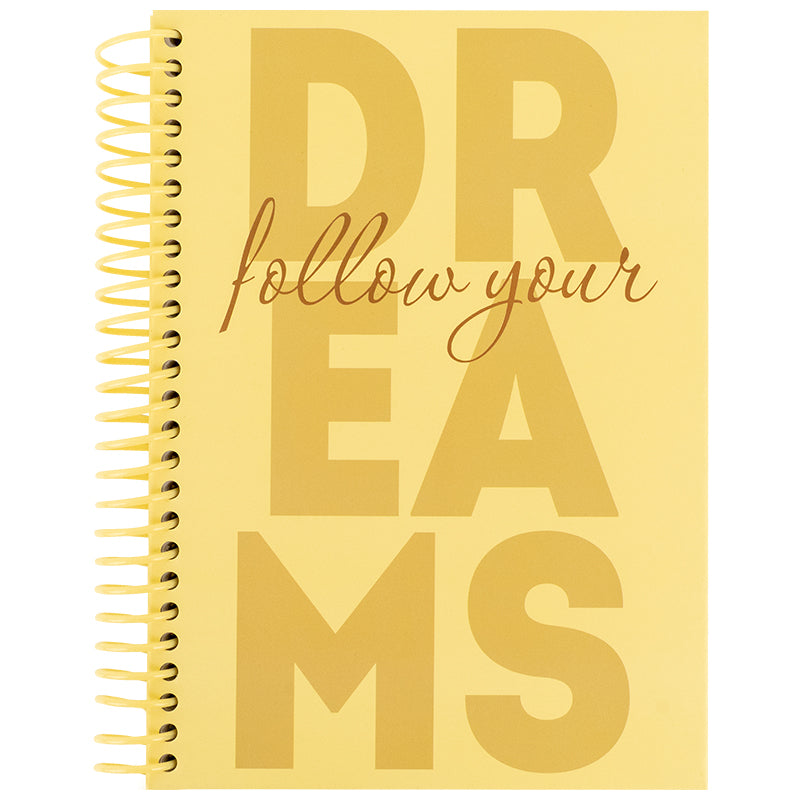 Spiral notebook Axent Dreams 8464-4-A, А5, 120 sheets, squared, hard cover