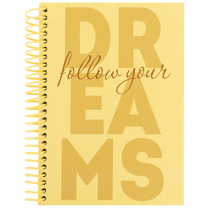 Spiral notebook Axent Dreams 8464-4-A, А5, 120 sheets, squared, hard cover