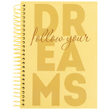 Spiral notebook Axent Dreams 8464-4-A, А5, 120 sheets, squared, hard cover