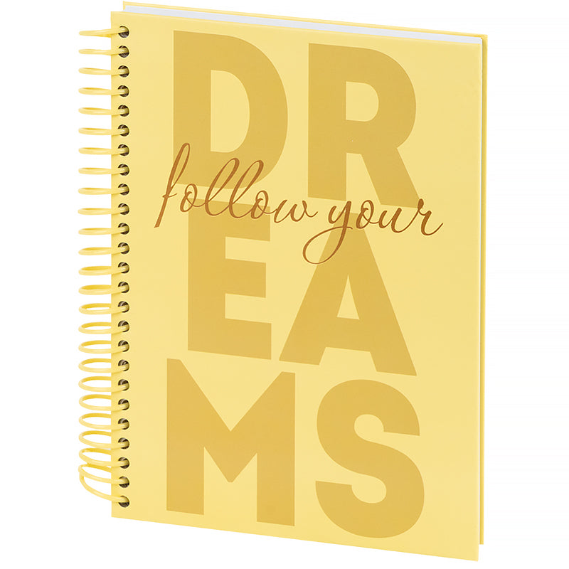 Spiral notebook Axent Dreams 8464-4-A, А5, 120 sheets, squared, hard cover