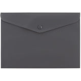 Folder with button Axent Morandi grey 1522-33-A, А5