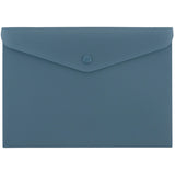 Folder with button Axent Morandi blue 1522-34-A, А5
