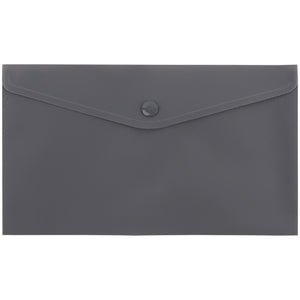 Folder with button Axent Morandi 1414-39-A, DL, grey