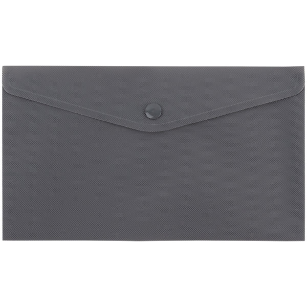 Folder with button Axent Morandi 1414-39-A, DL, grey