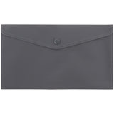 Folder with button Axent Morandi 1414-39-A, DL, grey