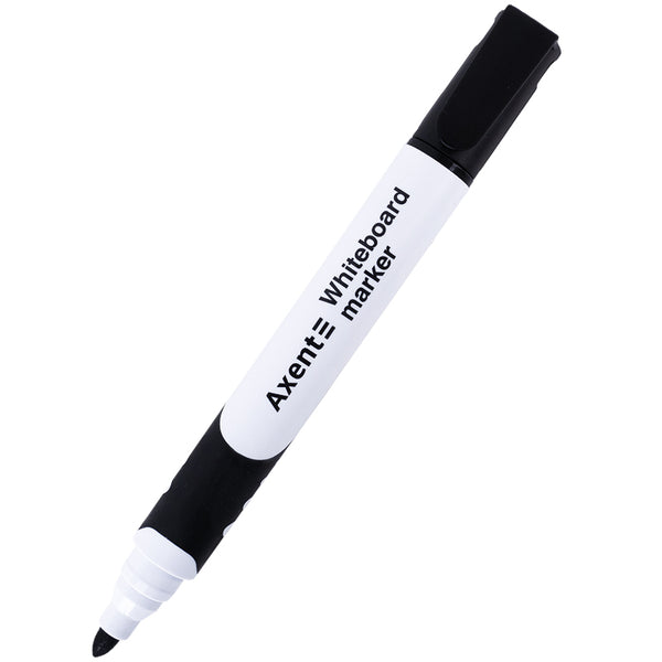 Marker Axent Whiteboard Comfort Grip 2552-01-A, 2 mm, round, black