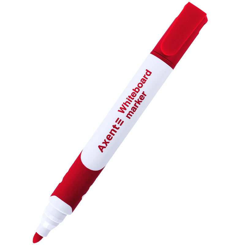 Marker Axent Whiteboard Comfort Grip 2552-06-A, 2 mm, round, red