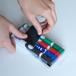 Marker Axent Whiteboard Comfort Grip 2552-40-A, 2 mm, okrągły, 4 kolory w zestawie
