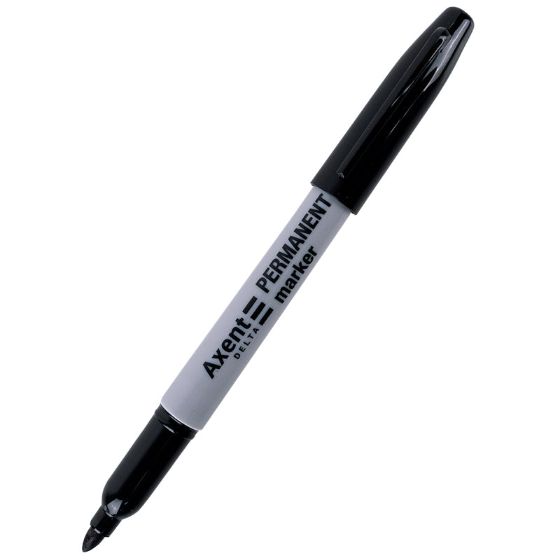 Marker Axent Permanent D2606-01, 1 mm, round, black