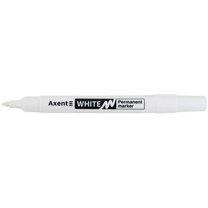 Marker Axent Permanent White 2545-A, 2 mm, round, white