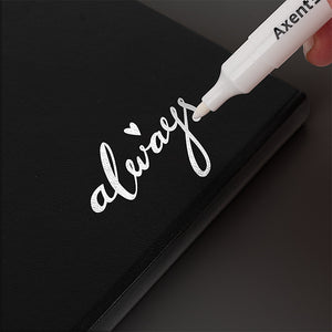 Marker Axent Permanent White 2545-A, 2 mm, round, white