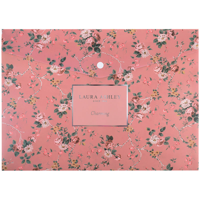 Folder with button Axent Laura Ashley, Charming 1495-30-A, А4+