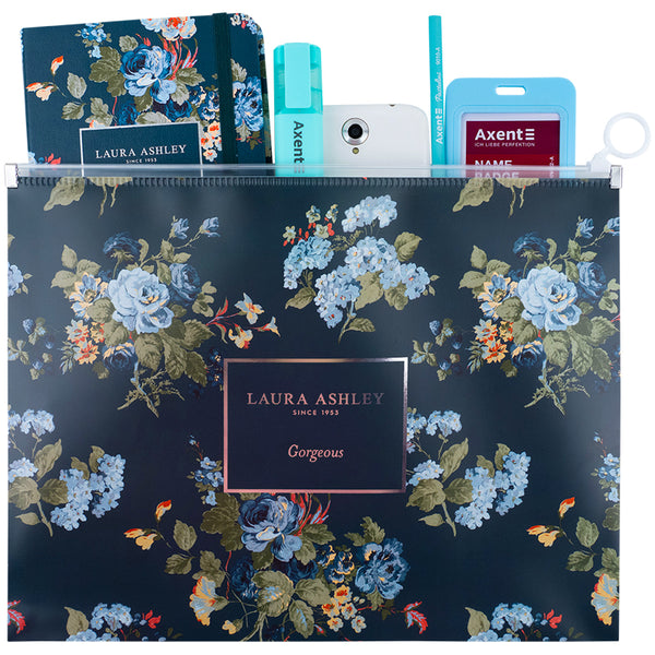Zipper folder zip-lock Axent Laura Ashley, Gorgeous 1497-31-A, А4+