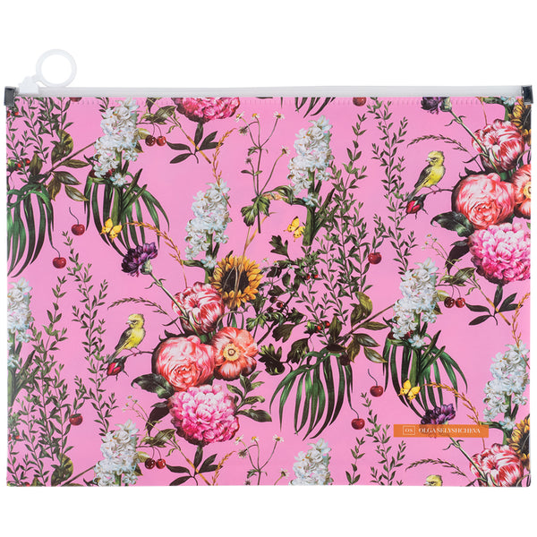 Teczka na suwak zip-lock Axent Olga Selyshcheva, Secret Garden 1497-35-A , А4+