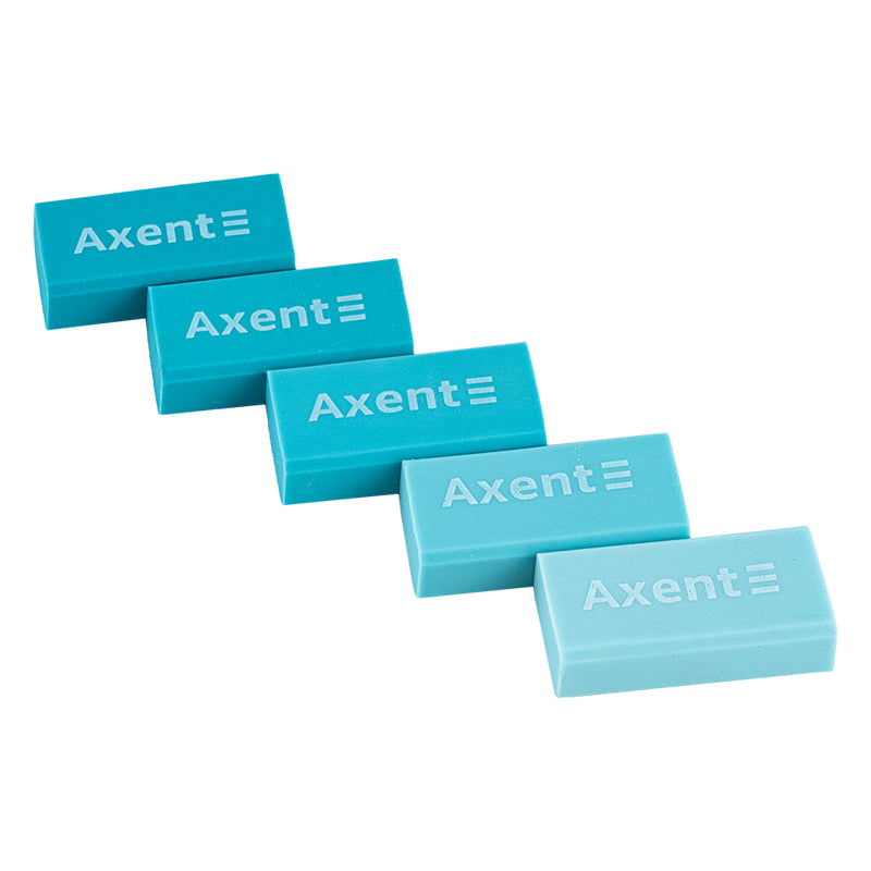Set of erasers in a plastic box Axent Gradient 1199-A, 5 pcs, assorted colors