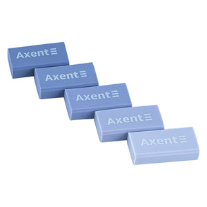 Set of erasers in a plastic box Axent Gradient 1199-A, 5 pcs, assorted colors
