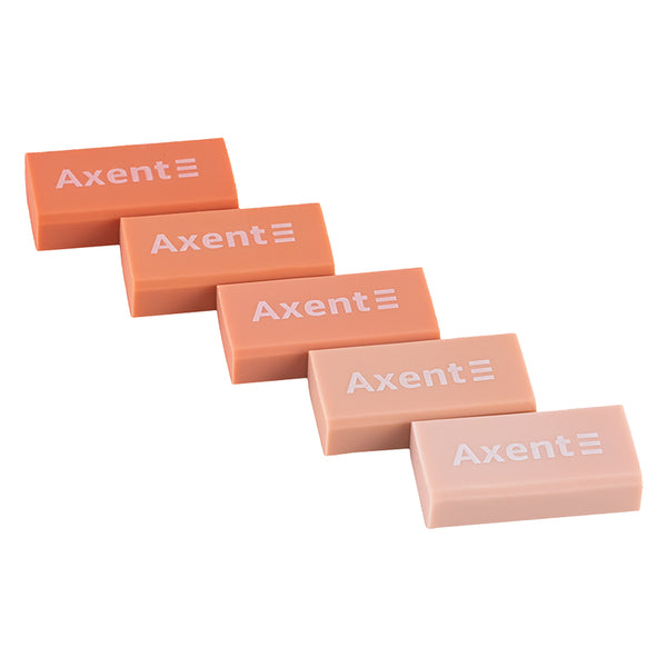 Set of erasers in a plastic box Axent Gradient 1199-A, 5 pcs, assorted colors
