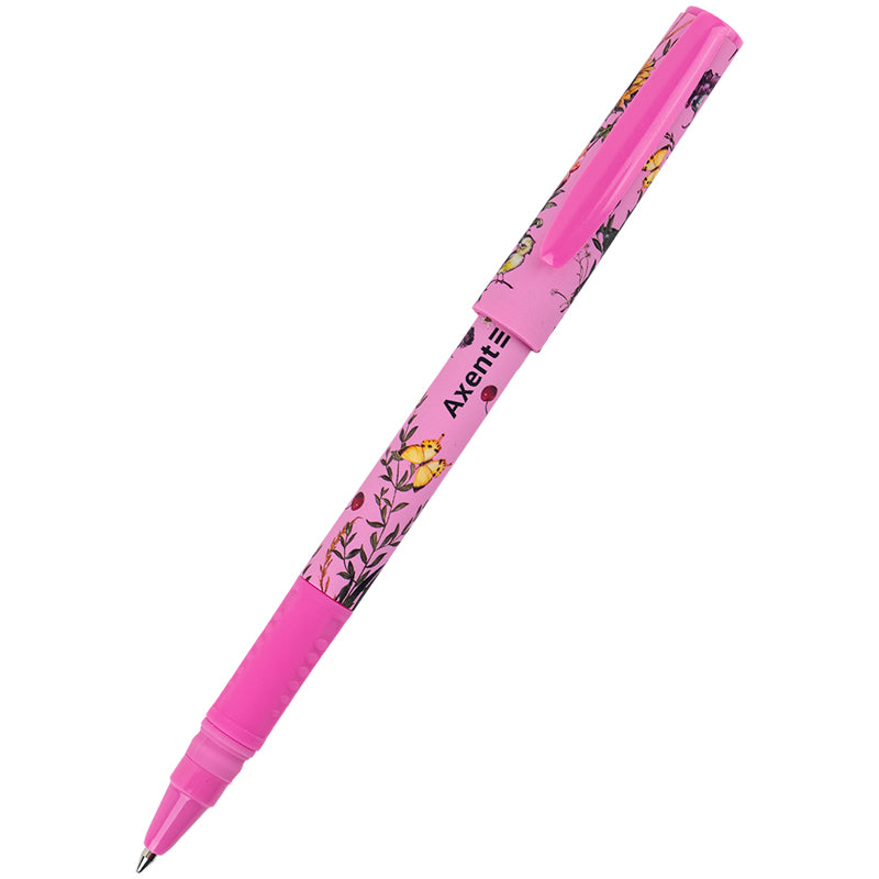 Ballpoint pen Axent Olga Selyshcheva, Summer AB1098-04-02-A, 0.7 mm, blue