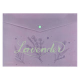 Folder with button Axent Lavender-2 1495-37-A, А4