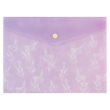 Folder with button Axent Lavender-3 1496-38-A, А5+
