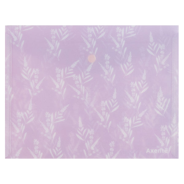 Folder with button Axent Lavender-3 1496-38-A, А5+