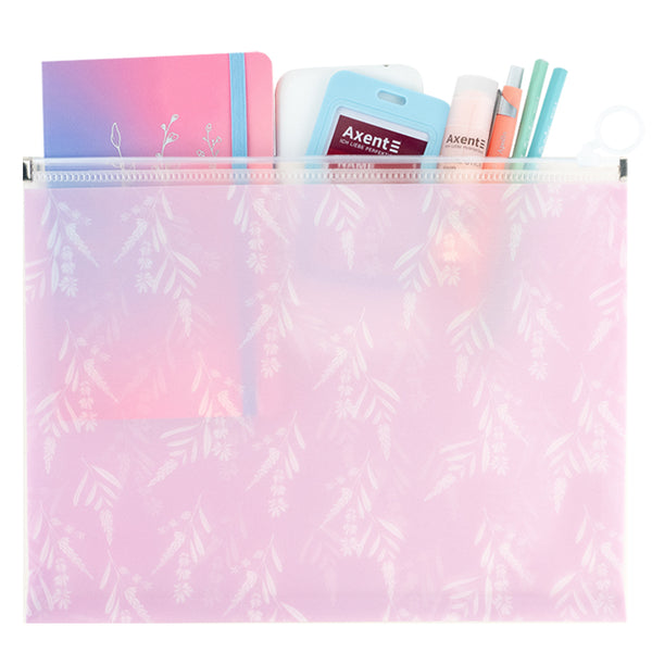 Teczka na suwak zip-lock Axent 1497-38-A Lavender-3, А4+
