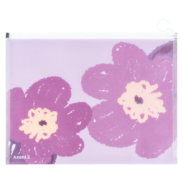 Teczka na suwak zip-lock Axent 1497-39-A Lavender-4, А4+ 