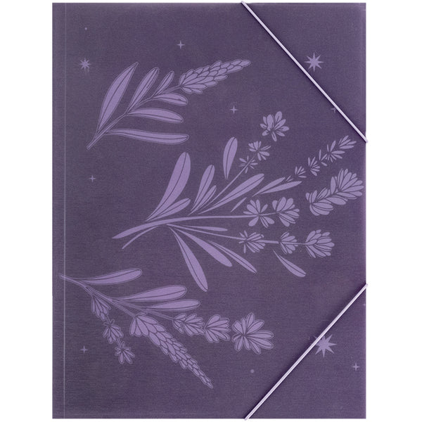 Folder with elastic bands Axent Lavender-1 1509-36-A, А4+
