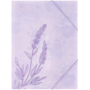 Folder with elastic bands Axent Lavender-2 1509-37-A, А4+