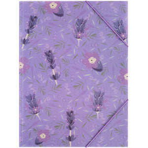 Folder with elastic bands Axent Lavender-4 1509-39-A, А4+