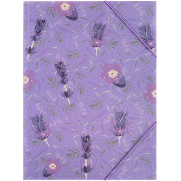 Folder with elastic bands Axent Lavender-4 1509-39-A, А4+