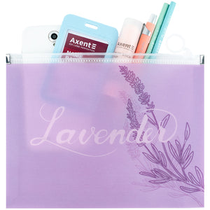Teczka na suwak zip-lock Axent 1498-36-A Lavender-1, А5+ 