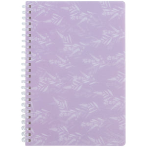 Spiral notebook Axent Lavender 1 8033-1-A, А5, 80 sheets, squared, plastic cover