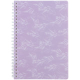 Spiral notebook Axent Lavender 1 8033-1-A, А5, 80 sheets, squared, plastic cover