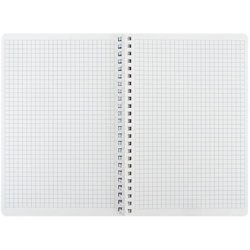 Spiral notebook Axent Lavender 2 8033-2-A, А5, 80 sheets, squared, plastic cover
