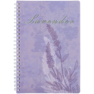 Spiral notebook Axent Lavender 3 8033-3-A, А5, 80 sheets, squared, plastic cover