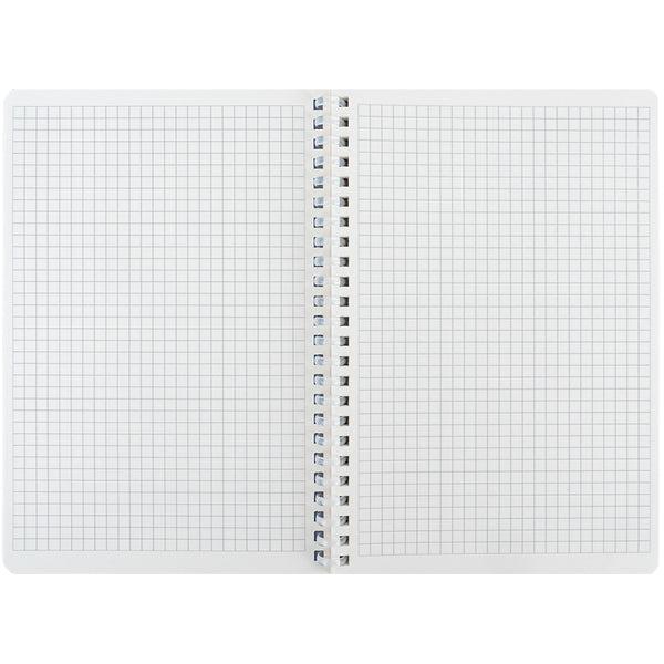 Spiral notebook Axent Lavender 3 8033-3-A, А5, 80 sheets, squared, plastic cover