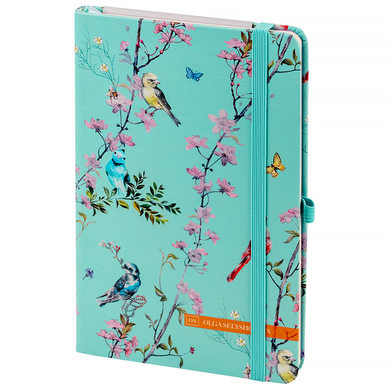 Notebook Partner Olga Selyshcheva, Spring 8621-1-A-OS, 125x195 mm, 96 sheets, squared
