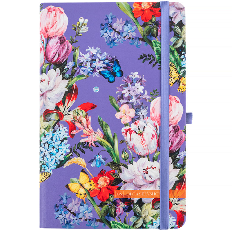 Notebook Partner Olga Selyshcheva, Secret Garden 8621-2-A-OS, 125x195 mm, 96 sheets, squared 