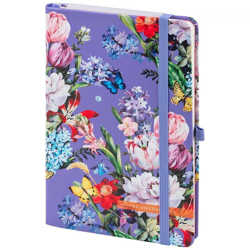 Notebook Partner Olga Selyshcheva, Secret Garden 8621-2-A-OS, 125x195 mm, 96 sheets, squared 