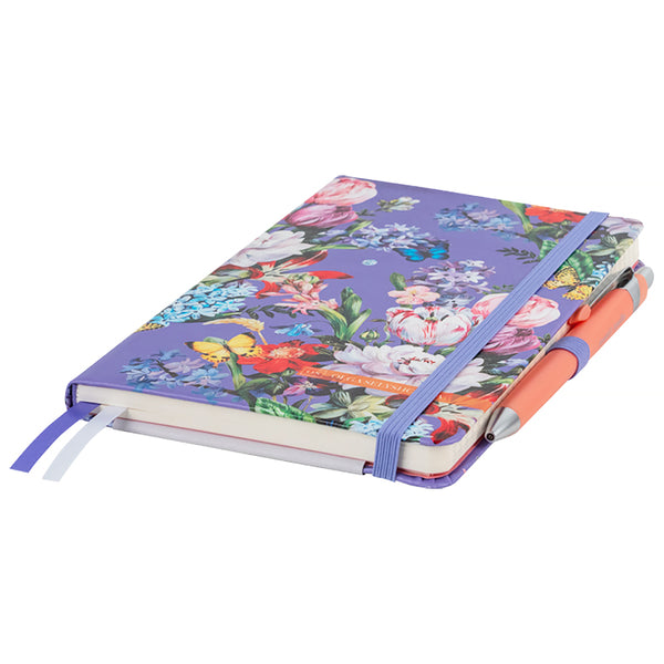 Notebook Partner Olga Selyshcheva, Secret Garden 8621-2-A-OS, 125x195 mm, 96 sheets, squared 