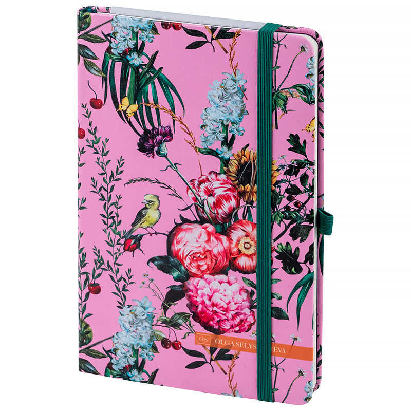 Notebook Partner Olga Selyshcheva, Summer Time 8621-3-A-OS, 125x195 mm, 96 sheets, squared