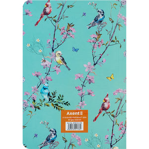 Notebook Axent Olga Selyshcheva, Spring 8700-9-A-OS, A5, 80 sheets, squared