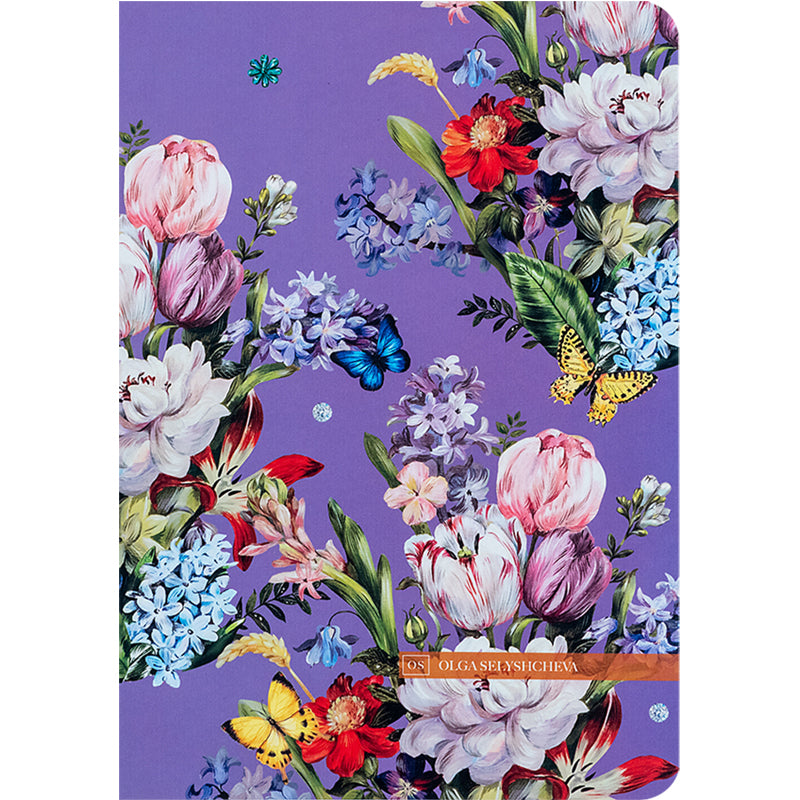 Notebook Axent Olga Selyshcheva, Secret Garden 8700-10-A-OS, A5, 80 sheets, squared