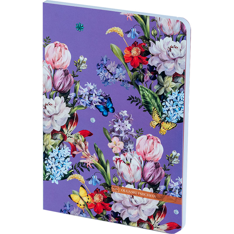 Notebook Axent Olga Selyshcheva, Secret Garden 8700-10-A-OS, A5, 80 sheets, squared