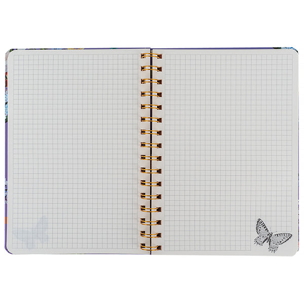 Spiral notebook Axent Olga Selyshcheva, Secret 8470-2-A-OS, А5, 80 sheets, squared, hard cover